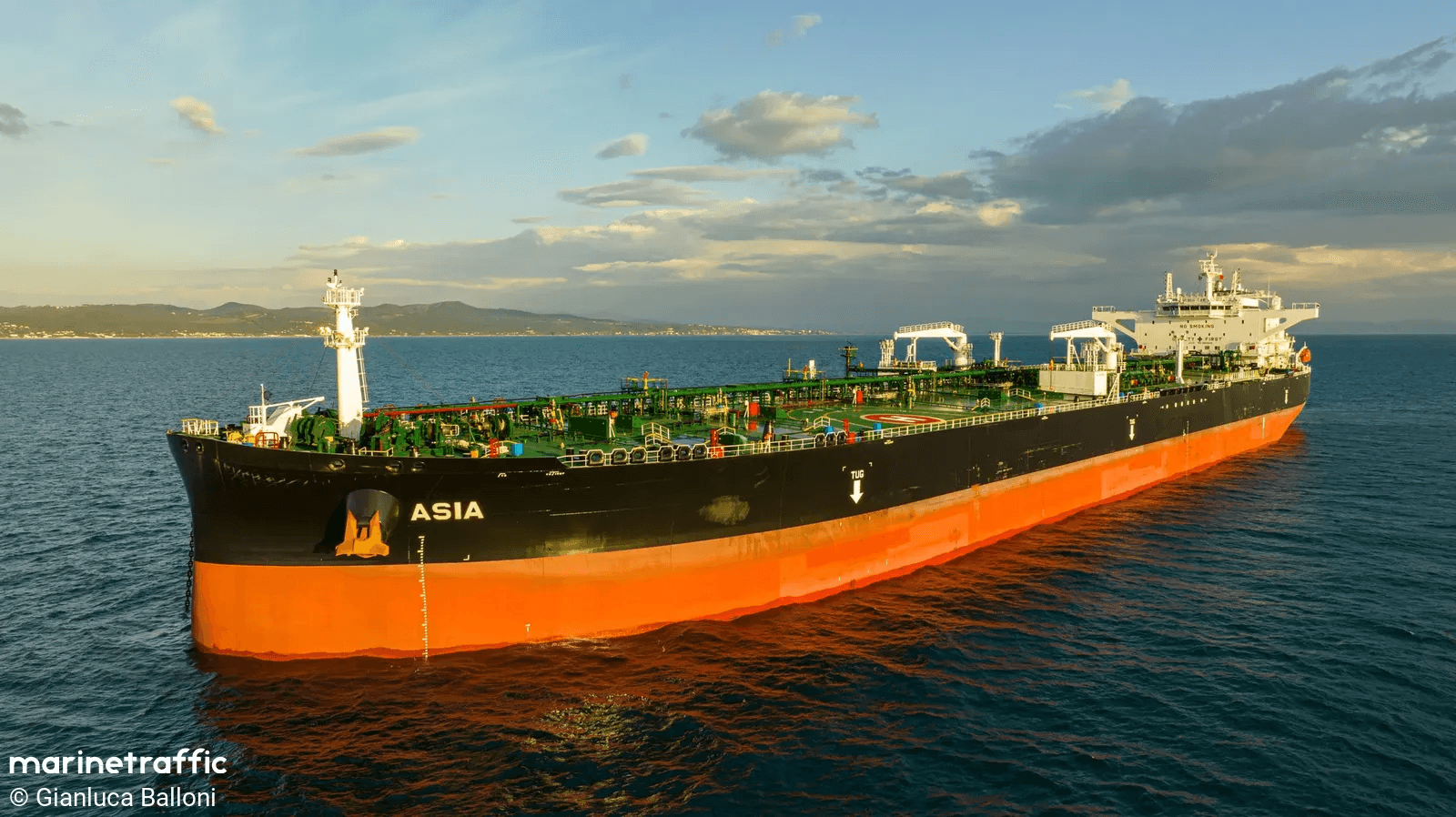 Vessel ASIA and other two crude oil tankers attacked in Black Sea.