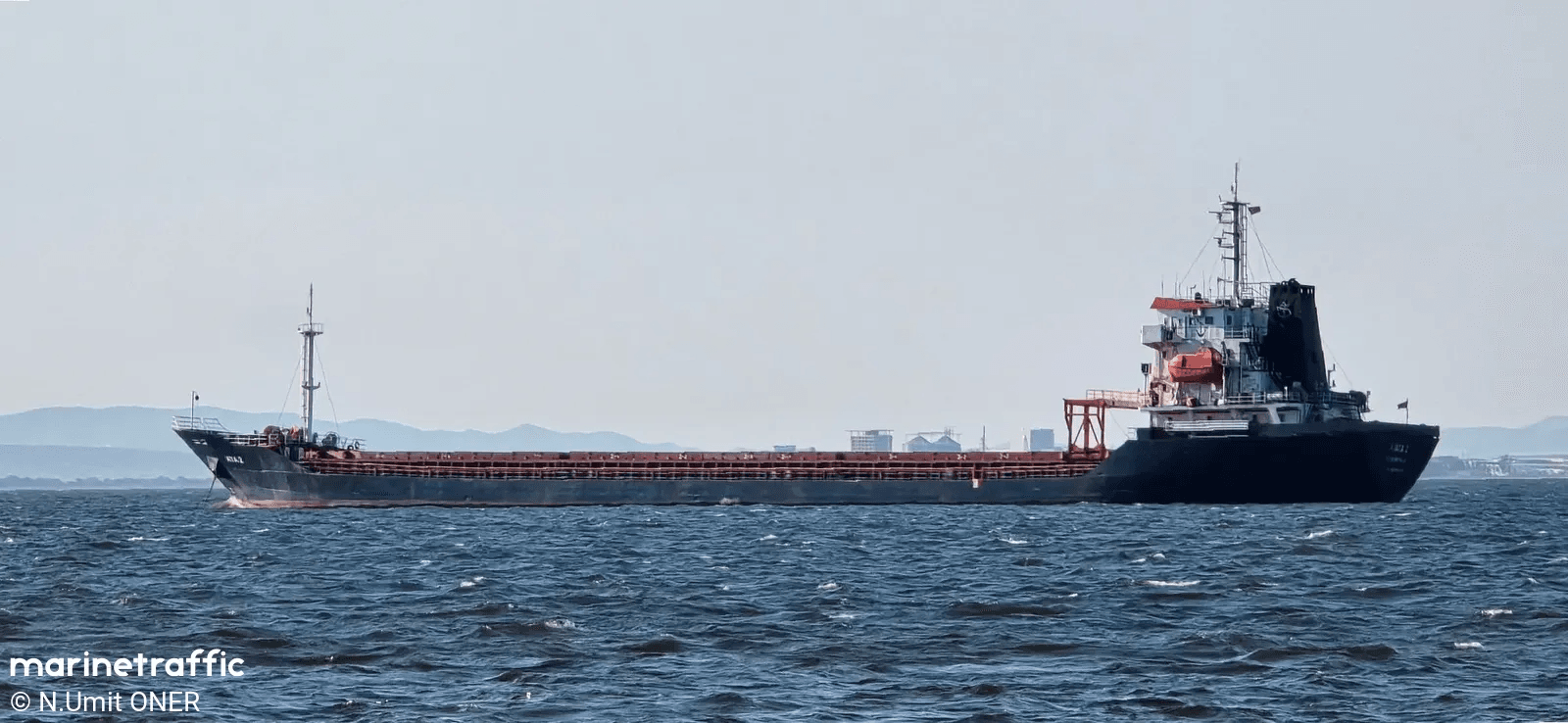 Vessel Ata 2 attacked in Black Sea.
