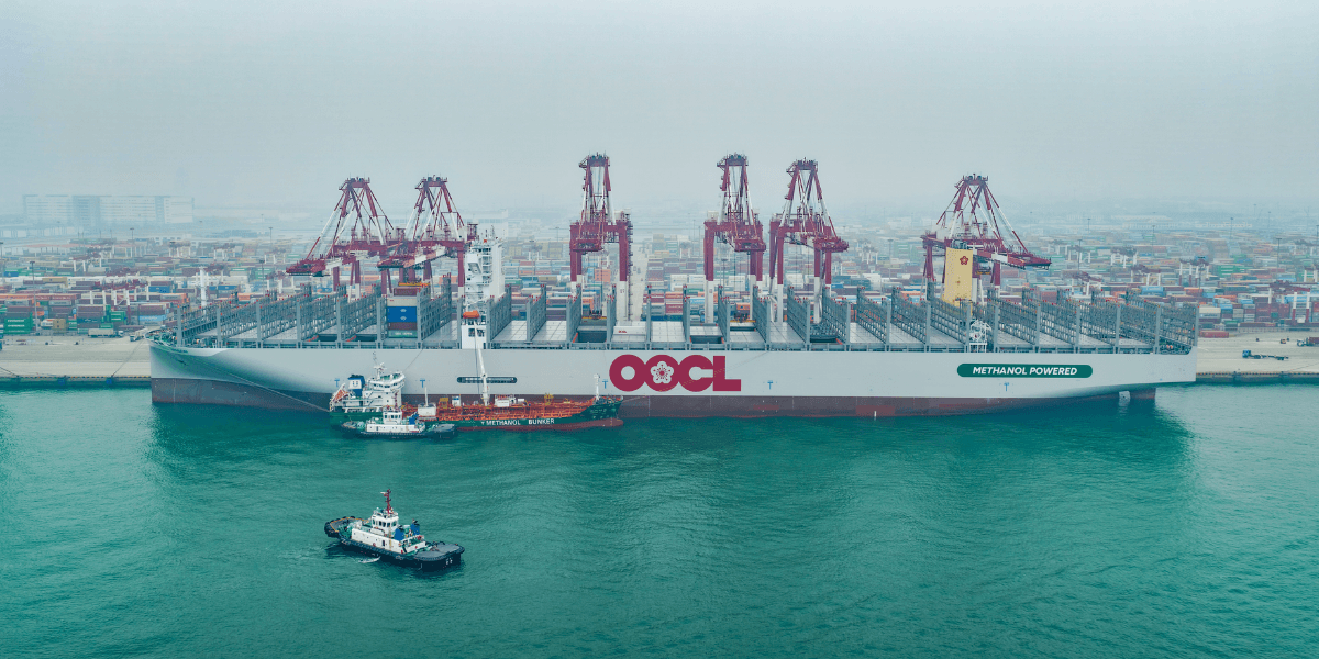 Vessel OOCL WISDOM bunkered at China's Port.