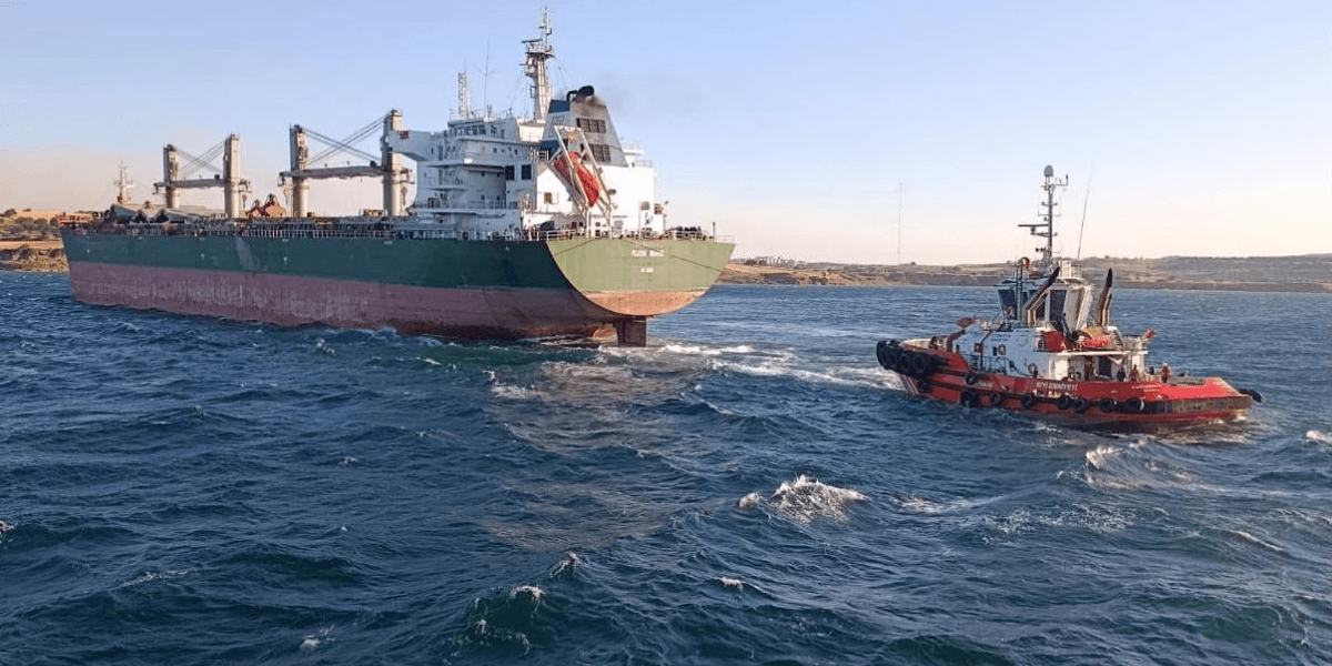 PILATUS MARINE reflotado tras encallar en Turquía.