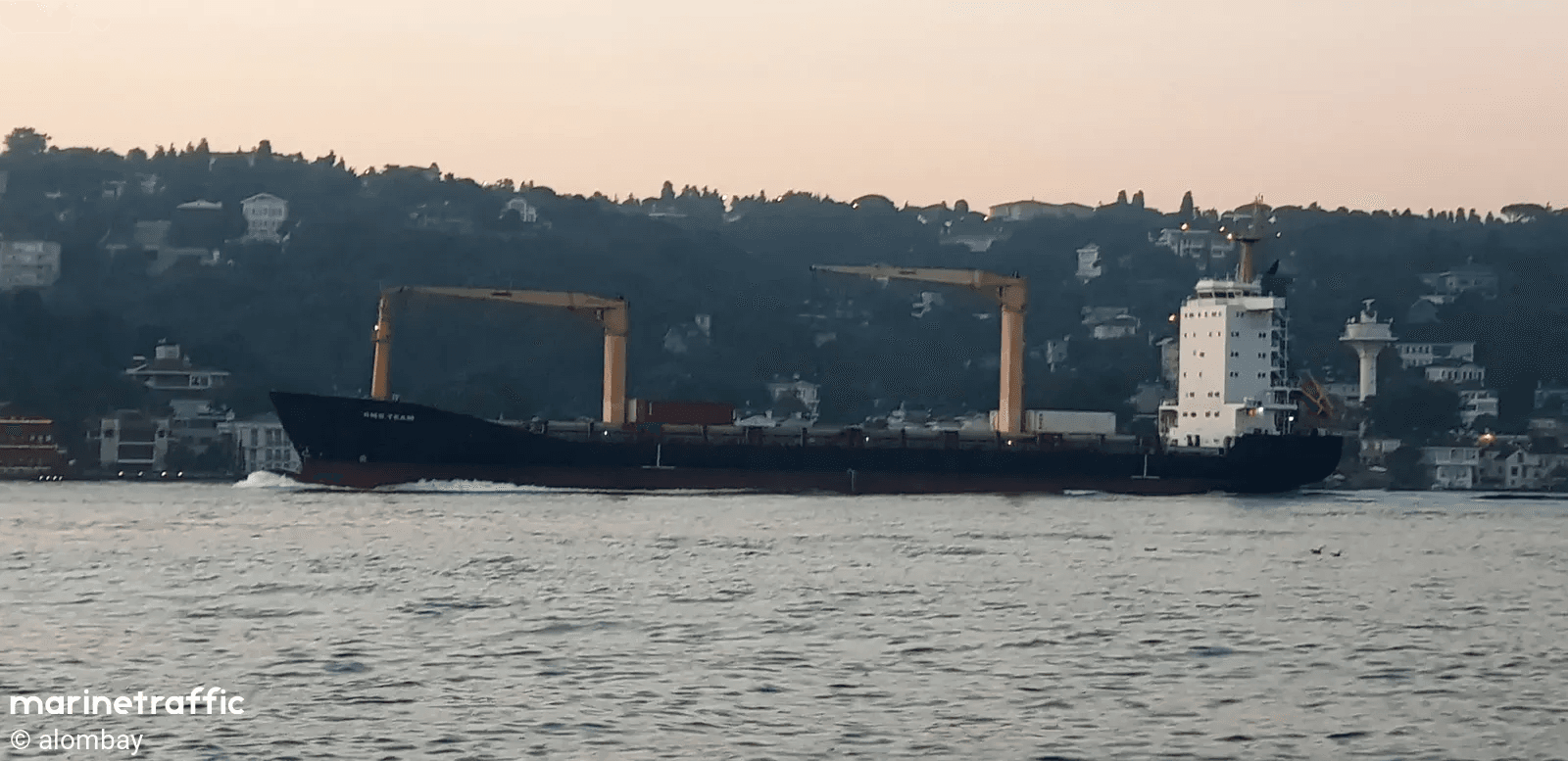 Vessel RMS TEAM attacked by drone in Black sea.