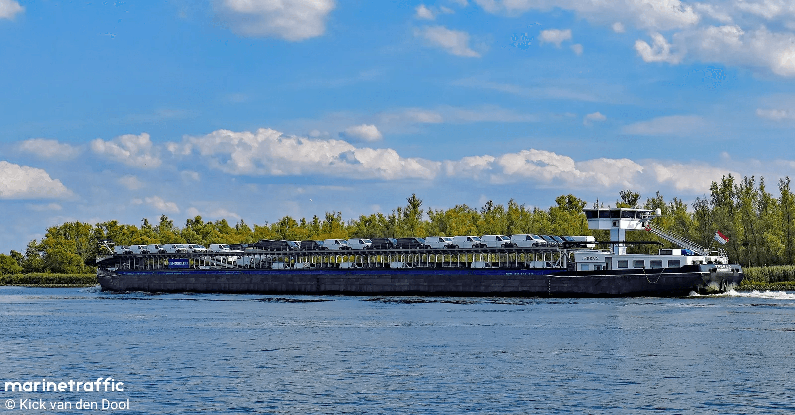Vessel TERRA 2 freed after running aground in Germany.